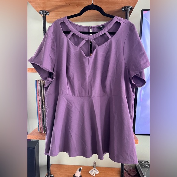 Like New Purple Peplum - Picture 1 of 2